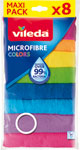 Vileda Colors mikrohadrička 8 ks - Teta drogérie eshop