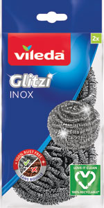 Vileda drôtenka Glitzi Inox 2 ks