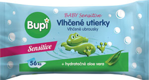 Bupi Wipes vlhčené obrúsky Sensitive 56 ks