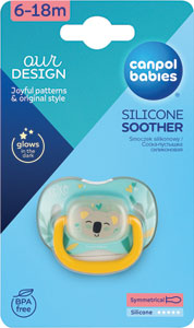Canpol babies Cumlík silikónový symetrický Exotic Animals Koala 6-18 m 1 ks
