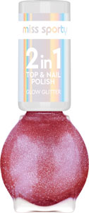 Miss Sporty lak na nechty Glow Glitter 80