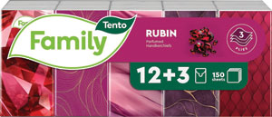 Tento hygienické vreckovky Rubin 3vrstvy 15 ks