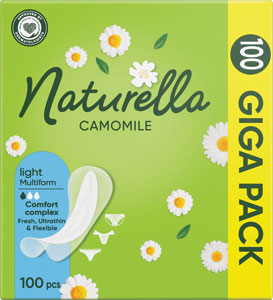 Naturella intímne vložky Camomile Light Multiform 100 ks 