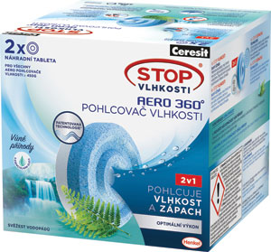 Ceresit Stop Vlhkosti AERO náhrady sviežosť vodopádov 2 x 450 g