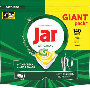 Jar Original tablety do umývačky riadu Citrón 140 ks