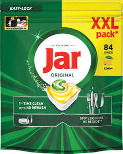 Jar Original tablety do umývačky riadu Citrón 84 ks