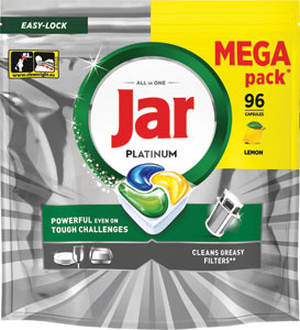 Jar Platinum tablety do umývačky riadu 96 ks