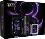 STR8 darčeková sada GAME sprchový gél 250 ml, deo 150 ml, voda po holení 50 ml - Teta drogérie eshop