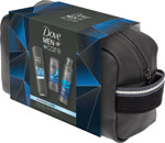 Dove darčeková sada Men+Care Clean Comfort sprchovací gél 250 ml, antiperspirant Advanced 150 ml, tuhý stick 50 ml, kozmetická taška - Teta drogérie eshop