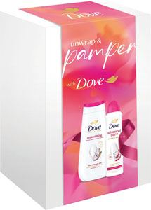 Dove darčeková sada Replenishing  sprchovací gél 225 ml, antiperspirant 150 ml