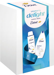 Dove darčeková sada Hydrate Delight sprchovací gél 250 ml, antiperspirant 150 ml