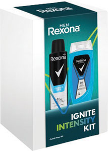 Rexona darčeková sada Men Cobalt  sprchovací gél 225 ml, antiperspirant 150 ml