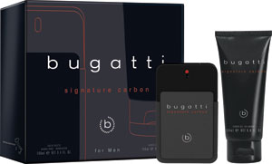 Bugatti darčeková sada Signature Carbon  EDT 100 ml + sprchový gél 200 ml