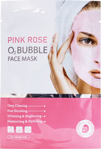 Mooyam pleťová maska Bubble Pink Rose