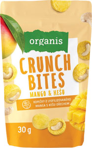Organis Crunch Bites Mango & Kešu 30 g