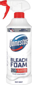 Domestos Bleach Foam čistič toalety White & Shine 435 ml