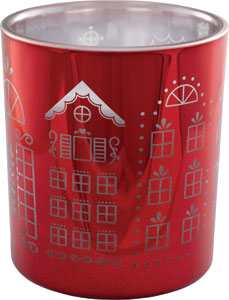 Q-Home sviečka Apple Cinnamon Red 199 g