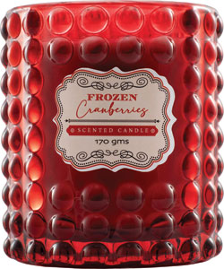 Q-Home sviečka Frozen Cranberrie 170 g