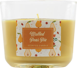 Q-Home sviečka Mulled Pear Pie 90 g