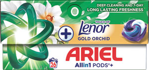 Ariel gélové tablety Touch Of Lenor Gold Orchid 26 ks