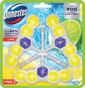 Domestos Power 5 Lime WC blok 3x50 g