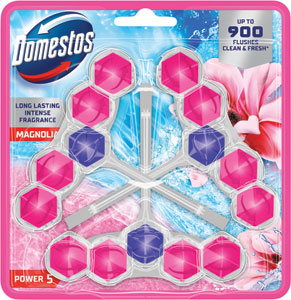 Domestos Power 5 Magnolia 3x50 g