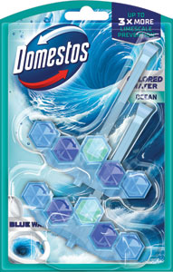 Domestos WC blok Power 5+ Blue Water Ocean 2x48 g