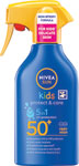 Nivea Sun Spray Kids Protect&Care SPF50+ pumpa 250 ml - Teta drogérie eshop