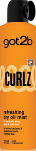 Got2b Curlz suchá olejová hmla 200 ml