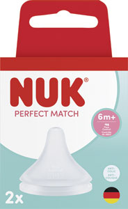 NUK Cumlík Perfect Match 6+ mesiacov 2 ks