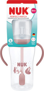 NUK fľaša Perfect Match so slamkou 260 ml