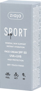 Ziaja Sport ochranný pleťový krém SPF50 50 ml