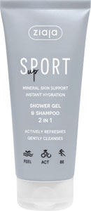 Ziaja Sport sprchovací gél a šampón 2v1 200 ml