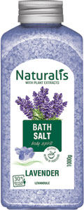 Naturalis soľ do kúpeľa Levanduľa 1000 g
