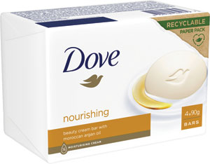 Dove mydlo 4x90 g beauty bar argan oil