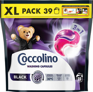 Coccolino Care trio gélové kapsuly na pranie Black 39 PD