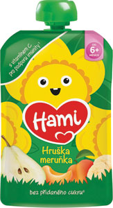 Hami kapsička hruška, marhuľa, jablko, banán 100 g