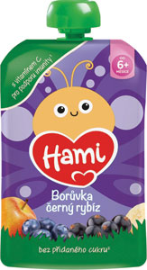 Hami kapsička čučoriedka, čierna ríbezľa, jablko, banán 100 g