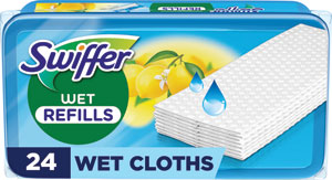 Swiffer WET náhradné vlhčené utierky s Citrus Fresh vôňou 24 ks
