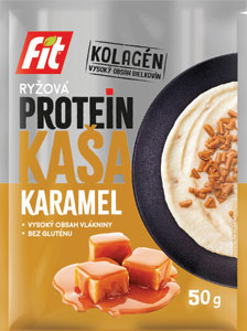 Fit ryžová PROTEIN kaša karamel s kolagénom 50 g