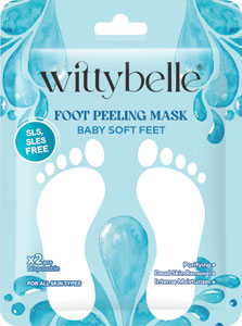 WITTYBELLE Peelingová maska na chodidlá 16 g