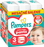Pampers Premium Pants plienkové nohavičky veľkosť 3 180 ks 6-11 kg mesačné balenie