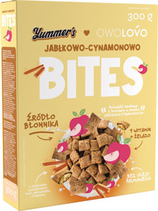 YUMMER´S cereálne vankúšiky s jablkovo-škoricovým krémom 300 g