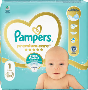 Pampers Premium detské plienky veľkosť 1 94 ks 2-5 kg