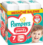 Pampers Active baby plienkové nohavičky veľkosť 7 108 ks 15+ kg mesačné balenie