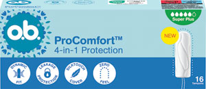 o.b. tampóny Pro Comfort Super Plus 16 ks