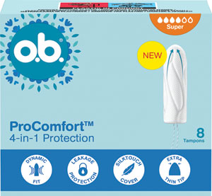 o.b. tampóny Pro Comfort Super 8 ks