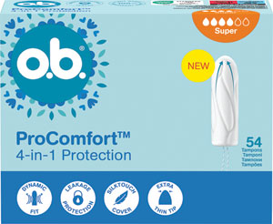 o.b. tampóny Pro Comfort Super 54 ks