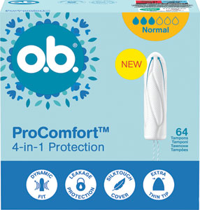 o.b. tampóny Pro Comfort Normal 64 ks
