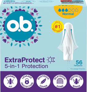 o.b. tampóny Extra Protect Normal 56 ks